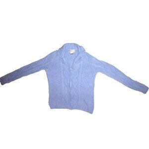 Chadwick's Cardigan Sweater & Vest Set S Zip Cable